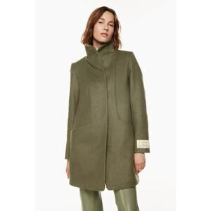 NWT ARITZIA Wilfred Cocoon Wool Cashmere Coat Green Olivewood M